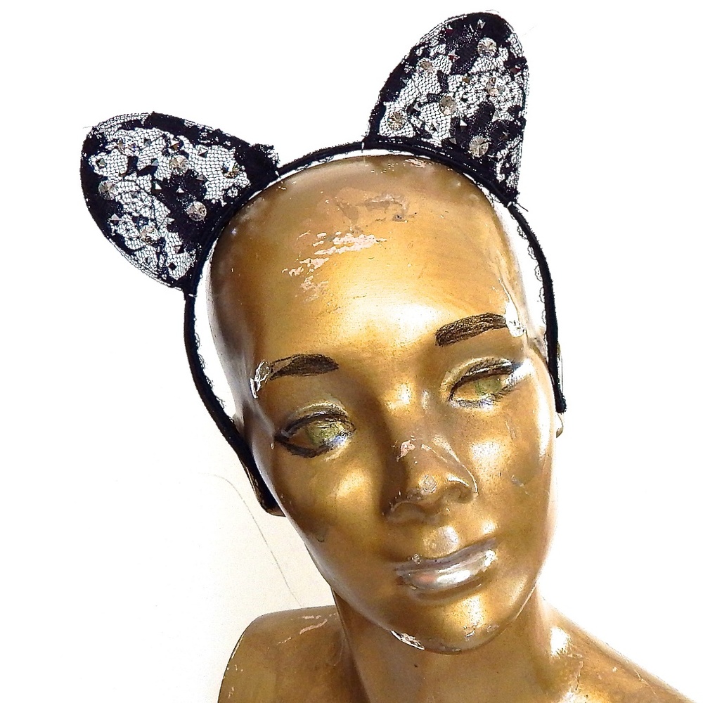 GASOLINE GLAMOUR COUNTESS KITTY EARS HEADBAND